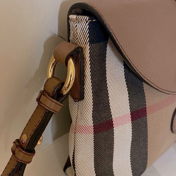 Burberry Small Milton House Check Crossbody Bag - Picture 16 of 16